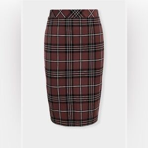 Midi Studio Luxe Ponte Pencil Skirt